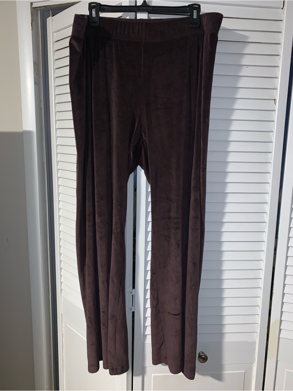Old Navy Plus Size Women’s Dark Purple/Brown Velvet Wide Leg Pants